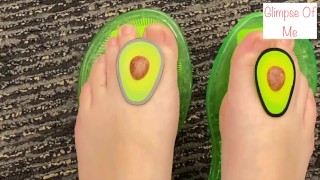 trying on a couple of shoes at the store - glimpseofme