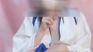 Crossdresser sissy anal solo play