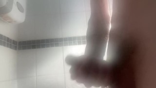Handjob in the shower 