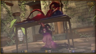 Spa Day (3D Futa Monster Girl Sex)
