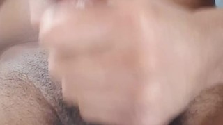 DIRTY TALKING Orgasm jerking off my big black cock