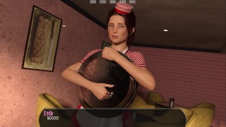 Halfway House - Waitress with pinup uniform and sexy lingerie (11)