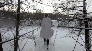 Russian Nude Girl Miss4motivated in forest