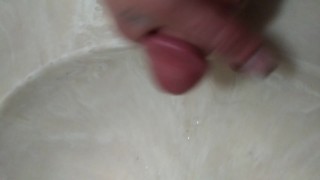 Had to bust a nut in bathroom sink