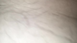 Sneaking in a hand job followed by a creampie 