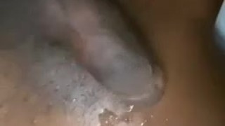 Snapchat stroking huge cock, cock huge and getting stroked.