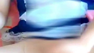 Crossdresser sissy jerkoff solo