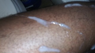 Just now Tuesday A nutted on myself 