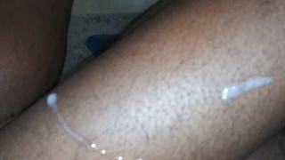 Just now Tuesday A nutted on myself 