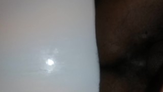 Just now Tuesday A nutted on myself 