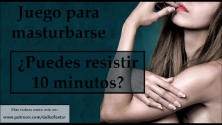 ¿Puedes resistir 10 minutos sin correrte en este JOI?