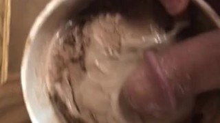 Chocolate Ice cream and a Hard Cock