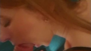 Girl suck my dick before first anal sex