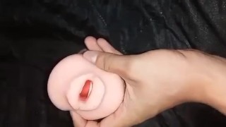 Using or first time a male masturbator! Oral mode. Made me cum quick!!!