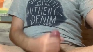 Horny brazilian teen jerks off and ends with tons of cum