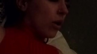 Eating the kitty 