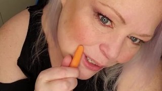 Small cocks Rock - Not porn, just me and a baby carrot explaining some things!