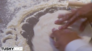 TUSHY Naughty Natasha can't control her anal cravings