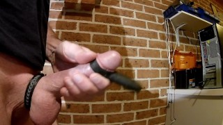 New cock ring and hands free cumshot!