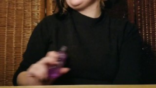 Wanna see all my sex toys? Tattooed goth babe shows off all her dildos