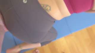 Yoga Workout Turns Into POV Deep Dicking