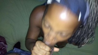 No Audio But Still Sucking That Cock Clean in Quarantine Dick Eater