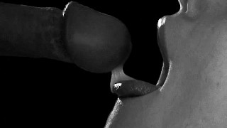 Slow Motion Cum in Mouth! Model Swallows a Huge Load of Cum After Photoshoot