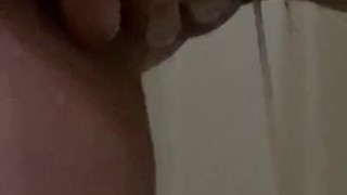 Pissing in the shower