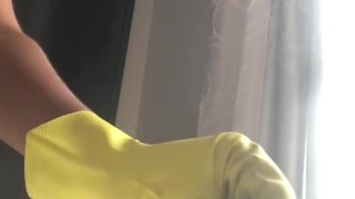 Latex glove fetish