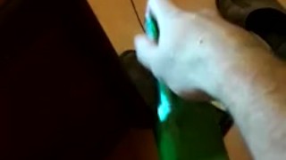 When you dont have a dick use a beer bottle