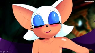 Rouge the Bat Blowjob Hentai POV