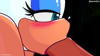 Rouge the Bat Blowjob Hentai POV