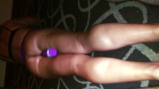 WIFE TURNED CALL GIRL FUCKS AND MASTURBATES IN FRONT OF HOTEL WINDOW