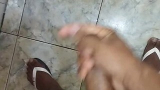 I came little and washed the Black dick in the sink