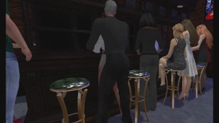 BDSM: Bondage Club Hotty in Pantyhose