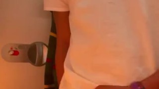Masturbating on a plane