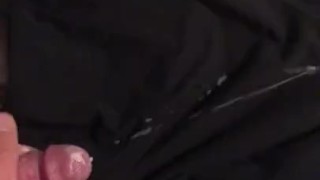 Solo straight college boy jerks cock with HUGE cumshot