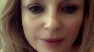 Licking StepDaddies Cum off my glasses gets my tight pussy wet