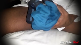 Night time Handjob cumshot watch porn and nice creamy cumshot