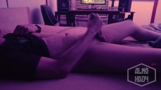 Big boner with a cumshot