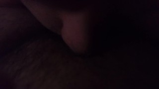  stepsis sucks & play with my cum while she cum