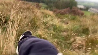 TEEN JERKING OFF IN PUBLIC FIELD
