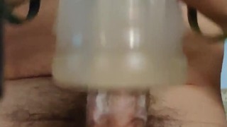 Cumming inside fleshlight part 2