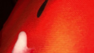 Handjob male close up cumshot uncutcock jerk off orgasm big cock a lot of sperm penis mess 4k 60fps