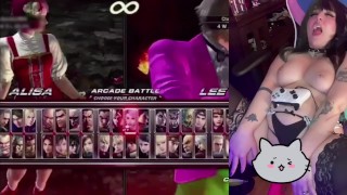 Lewd play Fuck machine and tekken