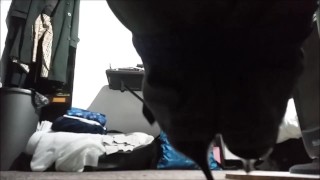 Tied Up in Squeaky High Heels