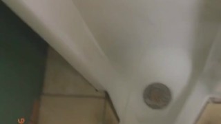 Taking a piss break at a local hardware store