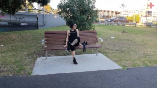 FLASHING the camera in public - Eli Skye
