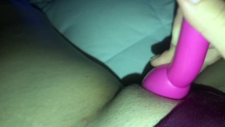 I love cumming under the blankets while everyone is home