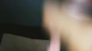Stroking BBC with Surprise Huge Cumload